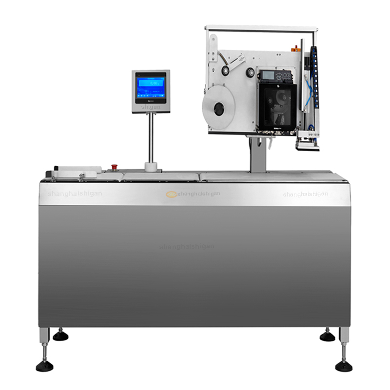 automatic weighing, scanning and labeling machine