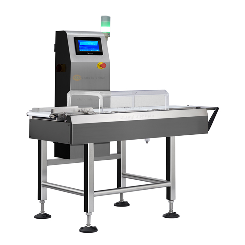 The use of weight sorting checkweigher can realize mechanical automation