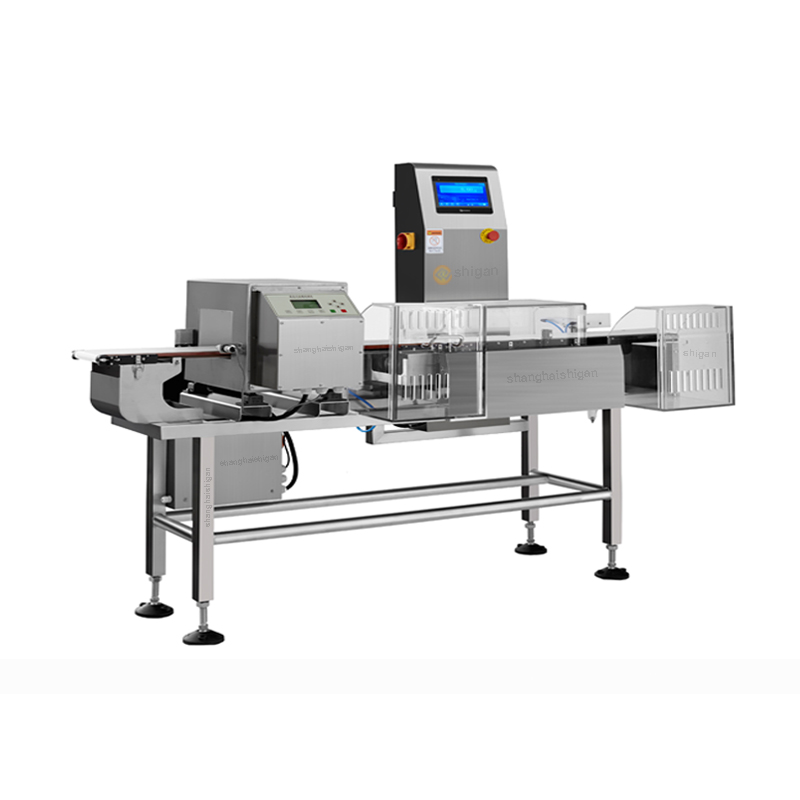 Medicine Safety Inspection Combo Metal Detector and Check Weigher, Checkweigher With Metal Detection Machine Supply