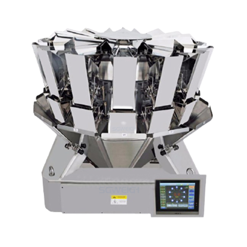 Mixed Dried Fruits Automatic Multihead Weigher Large Granules Online Quantitative Multi Head Combination Weigher