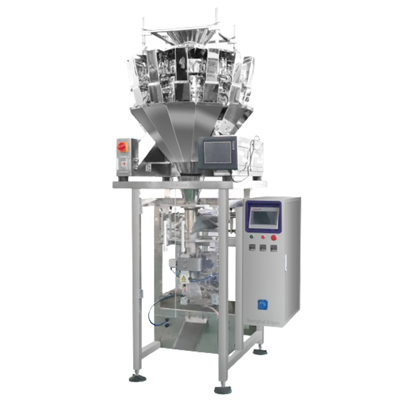 Simple And Quick Pouch Vertical Packing Machine Food Packaging Machine With Sound And Light Alarm