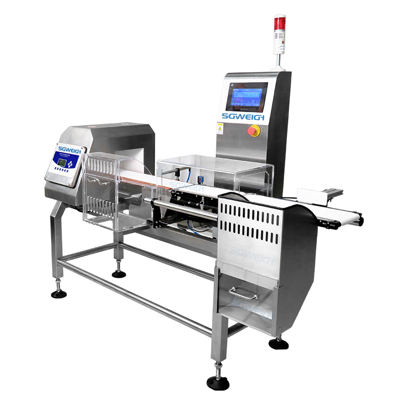 Intelligent Tea Bags Removal Checkweigher Metal Detector Combo Automatic Digital Weighing Metal Detection Machine
