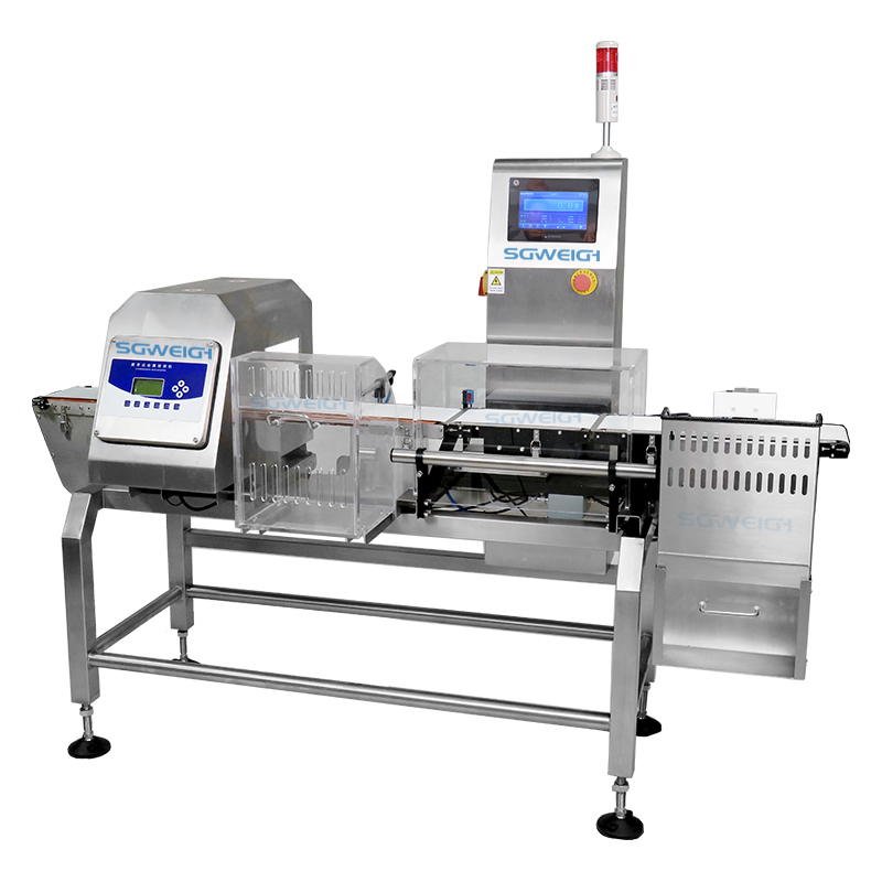 Preserved Fruit Food Checkweigher Metal Detector Combination for Sale